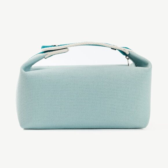 Hermes Bride-a-Brac Small Model Eucalyptus Canvas Case - Picture 4 of 14
